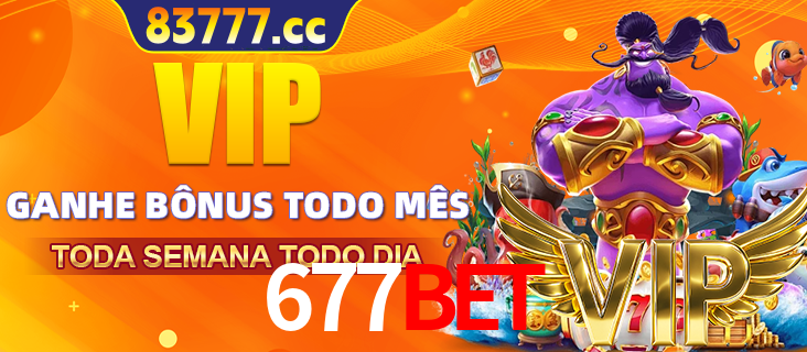 Banner promocional do 677bet oferecendo 100% de recompensas adicionais contínuas para quem fizer o login diário (Daily sign-in), com um mascote de coelho.
